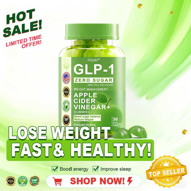 (🔥Last Day Promotion  - 50% off)PIGUIAY@The GLP-1 Apple Cider Vinegar Weight Loss Gummies Supports Metabolism💧🌵