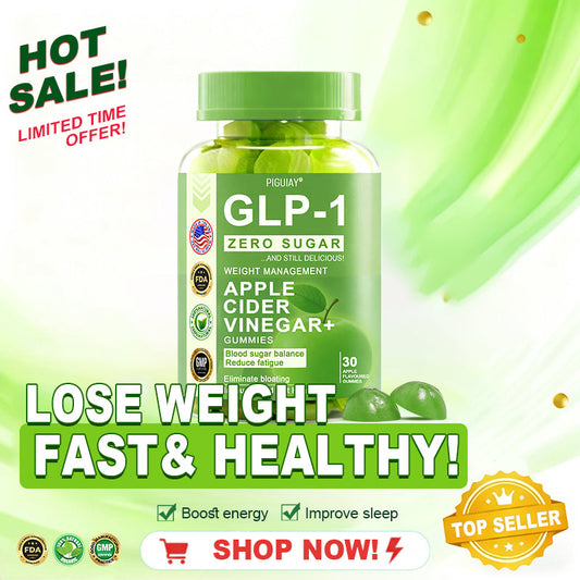 (🔥Last Day Promotion  - 50% off)PIGUIAY@The GLP-1 Apple Cider Vinegar Weight Loss Gummies Supports Metabolism💧🌵