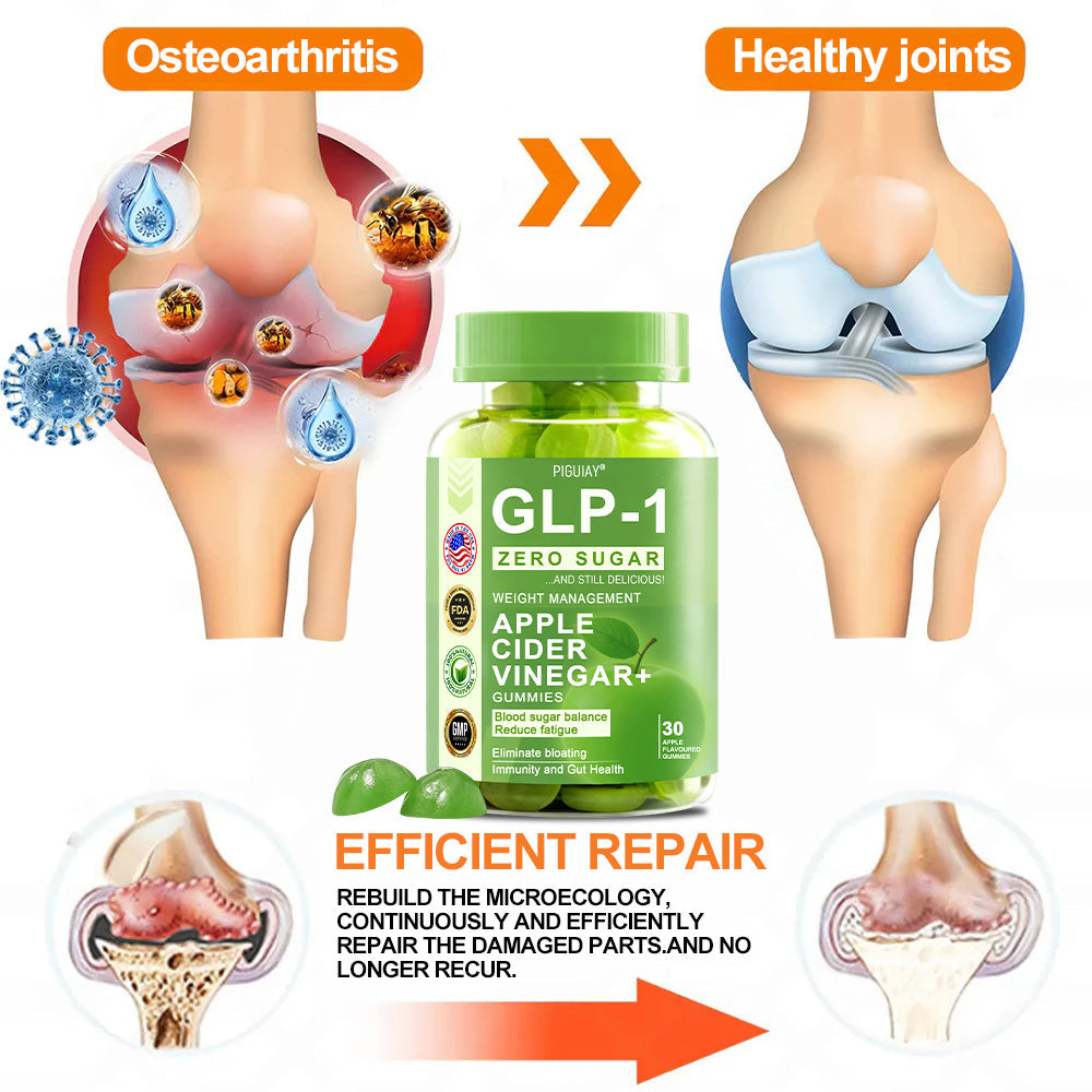 (🔥Last Day Promotion  - 50% off)PIGUIAY@The GLP-1 Apple Cider Vinegar Weight Loss Gummies Supports Metabolism💧🌵